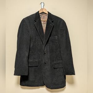 LAUREN RALPH LAUREN Men’s 42R Black Corduroy Blazer